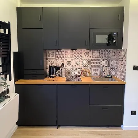 アパート Black Touch - Fibre*parking*near Basel *